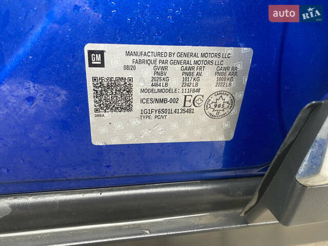 Синий Шевроле Bolt EV, объемом двигателя 0 л и пробегом 82 тыс. км за 15500 $, фото 19 на Automoto.ua