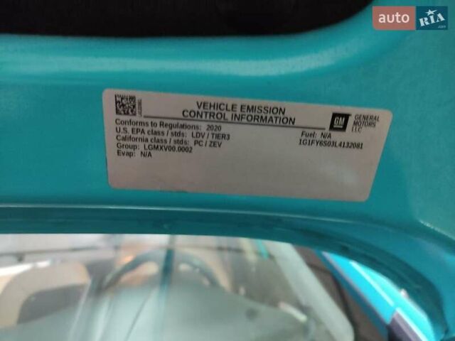 Синий Шевроле Bolt EV, объемом двигателя 0 л и пробегом 49 тыс. км за 16550 $, фото 89 на Automoto.ua