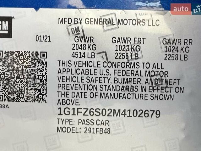 Синий Шевроле Bolt EV, объемом двигателя 0 л и пробегом 83 тыс. км за 20700 $, фото 21 на Automoto.ua