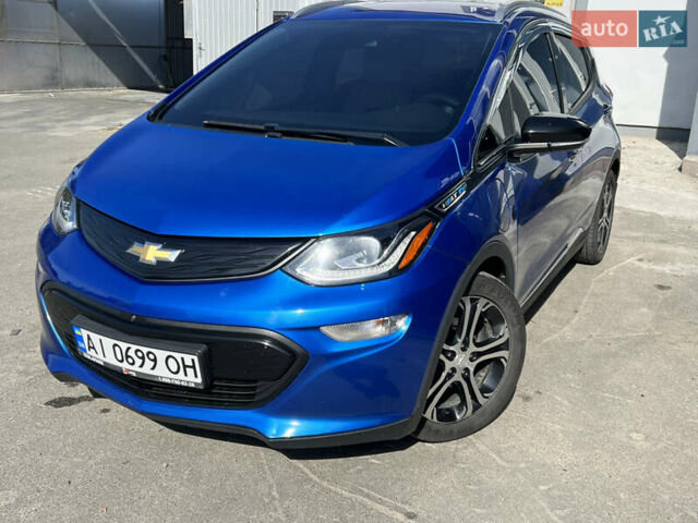 Синий Шевроле Bolt EV, объемом двигателя 0 л и пробегом 87 тыс. км за 18690 $, фото 1 на Automoto.ua