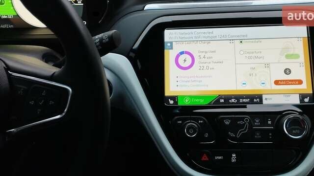 Синий Шевроле Bolt EV, объемом двигателя 0 л и пробегом 14 тыс. км за 19900 $, фото 19 на Automoto.ua