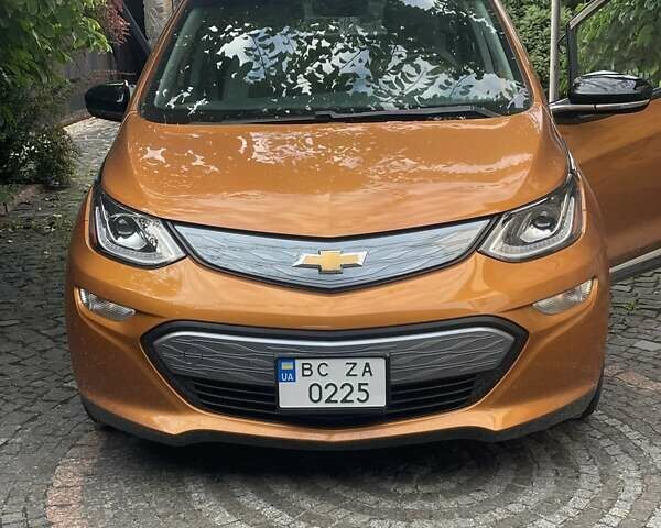 Оранжевый Шевроле Bolt EV, объемом двигателя 0 л и пробегом 52 тыс. км за 13900 $, фото 1 на Automoto.ua