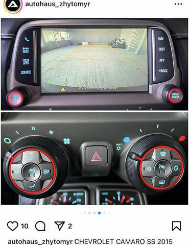 Чорний Шевроле Камаро, об'ємом двигуна 6.2 л та пробігом 74 тис. км за 23990 $, фото 16 на Automoto.ua