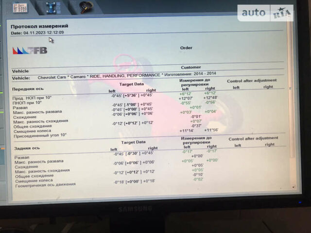 Желтый Шевроле Камаро, объемом двигателя 3.6 л и пробегом 175 тыс. км за 15300 $, фото 42 на Automoto.ua