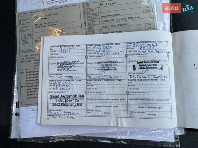 Білий Шевроле Каптіва, об'ємом двигуна 2.23 л та пробігом 211 тис. км за 12200 $, фото 55 на Automoto.ua