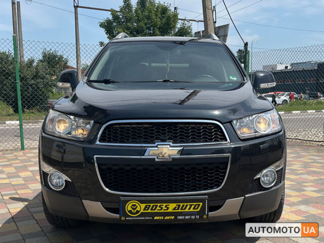 Черный Шевроле Каптива, объемом двигателя 2.3 л и пробегом 217 тыс. км за 11400 $, фото 1 на Automoto.ua