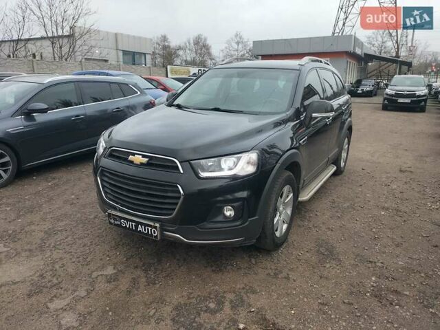 Черный Шевроле Каптива, объемом двигателя 2.38 л и пробегом 172 тыс. км за 12000 $, фото 6 на Automoto.ua