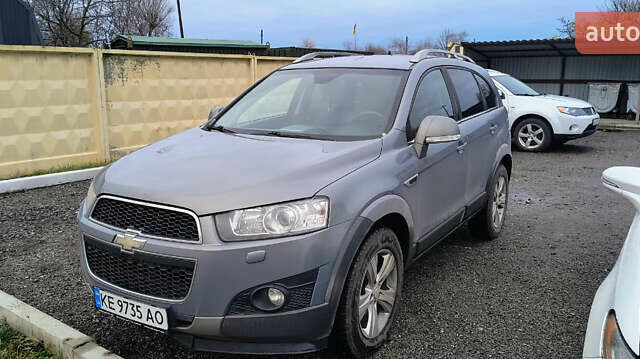 Серый Шевроле Каптива, объемом двигателя 2.38 л и пробегом 253 тыс. км за 10000 $, фото 1 на Automoto.ua