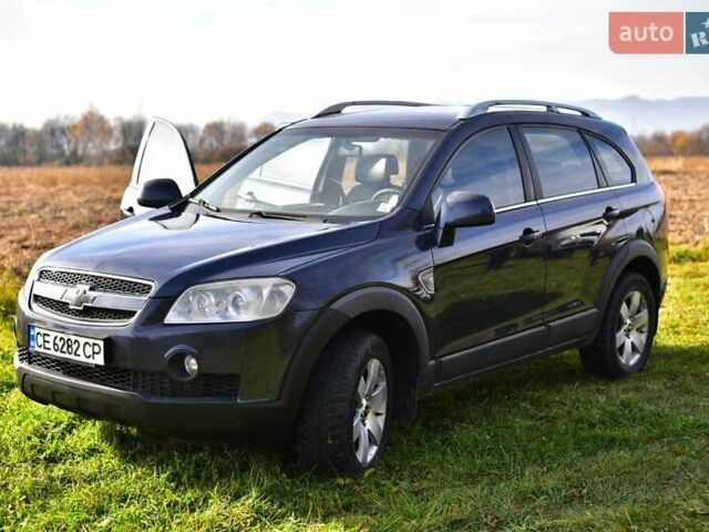 Синий Шевроле Каптива, объемом двигателя 2.4 л и пробегом 322 тыс. км за 7200 $, фото 3 на Automoto.ua