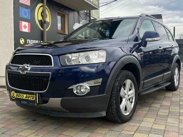 Синий Шевроле Каптива, объемом двигателя 2.2 л и пробегом 155 тыс. км за 12650 $, фото 2 на Automoto.ua