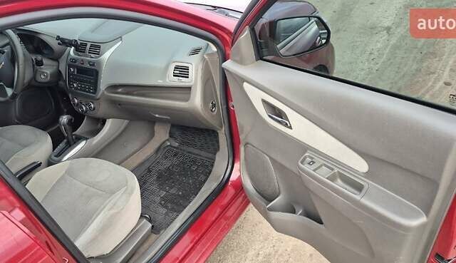Червоний Шевроле Кобальт, об'ємом двигуна 1.49 л та пробігом 79 тис. км за 9500 $, фото 12 на Automoto.ua