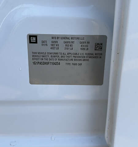 Белый Шевроле Круз, объемом двигателя 1.8 л и пробегом 164 тыс. км за 8300 $, фото 13 на Automoto.ua