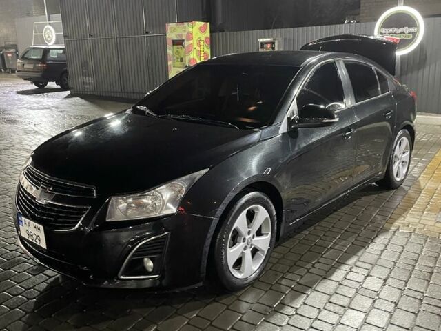 Черный Шевроле Круз, объемом двигателя 1.6 л и пробегом 168 тыс. км за 6800 $, фото 2 на Automoto.ua