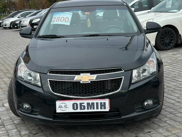 Черный Шевроле Круз, объемом двигателя 1.8 л и пробегом 188 тыс. км за 6900 $, фото 1 на Automoto.ua