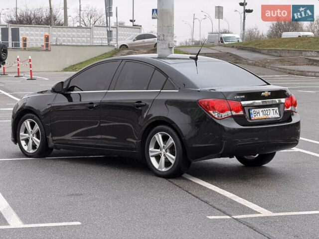 Черный Шевроле Круз, объемом двигателя 1.4 л и пробегом 243 тыс. км за 5800 $, фото 7 на Automoto.ua