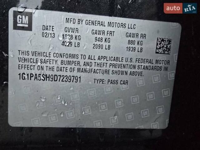 Чорний Шевроле Круз, об'ємом двигуна 1.8 л та пробігом 209 тис. км за 4600 $, фото 18 на Automoto.ua
