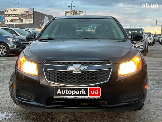 Черный Шевроле Круз, объемом двигателя 1.4 л и пробегом 172 тыс. км за 6990 $, фото 1 на Automoto.ua