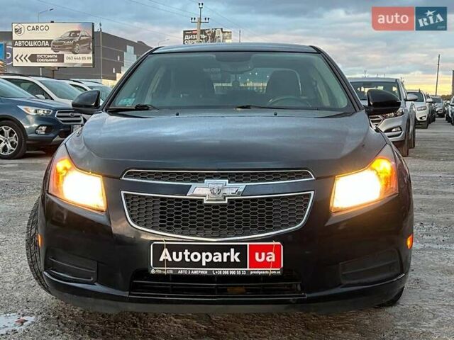 Черный Шевроле Круз, объемом двигателя 1.4 л и пробегом 172 тыс. км за 6990 $, фото 1 на Automoto.ua