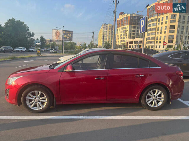 Красный Шевроле Круз, объемом двигателя 1.8 л и пробегом 142 тыс. км за 7500 $, фото 1 на Automoto.ua