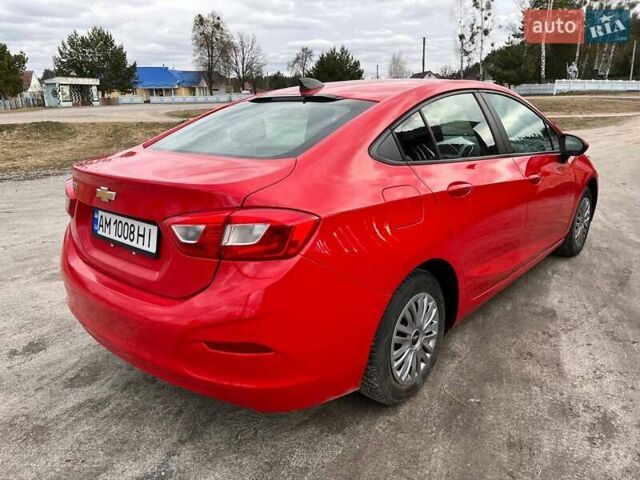 Червоний Шевроле Круз, об'ємом двигуна 1.4 л та пробігом 100 тис. км за 8999 $, фото 1 на Automoto.ua