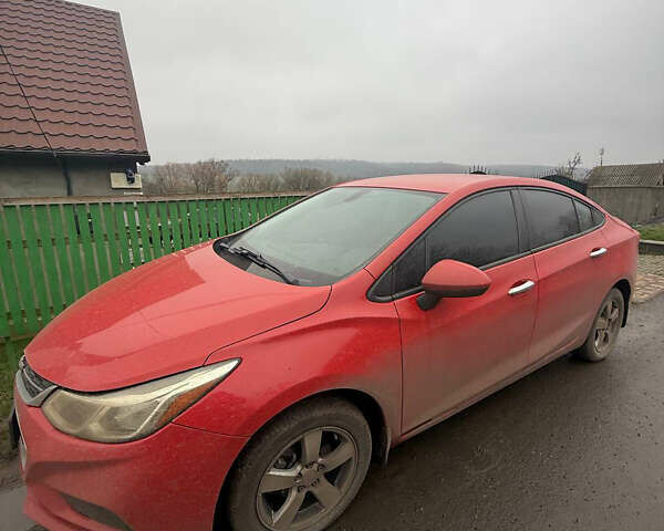 Красный Шевроле Круз, объемом двигателя 1.4 л и пробегом 170 тыс. км за 6700 $, фото 2 на Automoto.ua