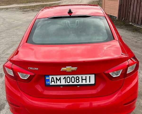 Червоний Шевроле Круз, об'ємом двигуна 1.4 л та пробігом 100 тис. км за 8999 $, фото 4 на Automoto.ua