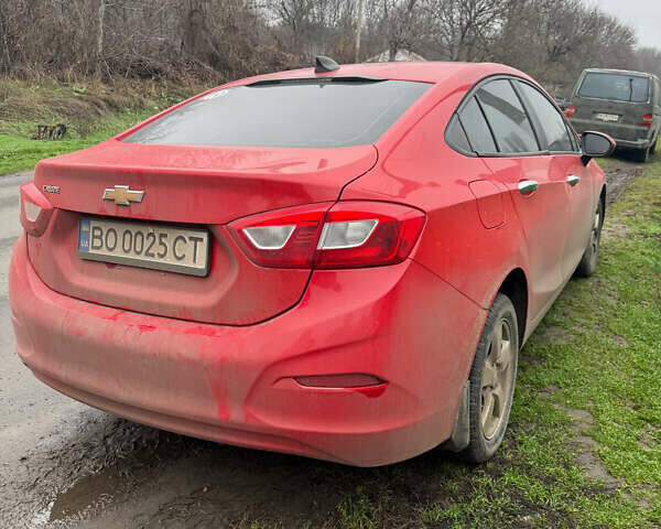 Красный Шевроле Круз, объемом двигателя 1.4 л и пробегом 170 тыс. км за 6700 $, фото 3 на Automoto.ua