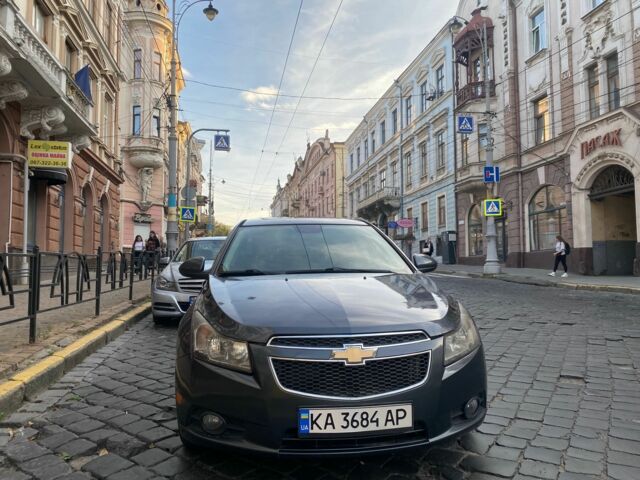 Серый Шевроле Круз, объемом двигателя 1.4 л и пробегом 129 тыс. км за 6900 $, фото 1 на Automoto.ua
