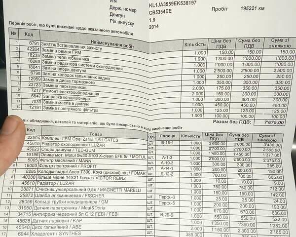 Сірий Шевроле Круз, об'ємом двигуна 1.8 л та пробігом 195 тис. км за 8400 $, фото 20 на Automoto.ua