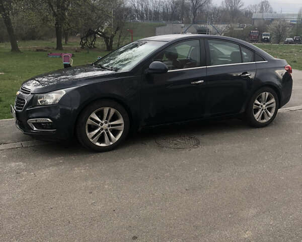 Синий Шевроле Круз, объемом двигателя 1.39 л и пробегом 218 тыс. км за 6500 $, фото 2 на Automoto.ua