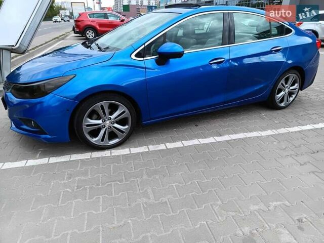 Синий Шевроле Круз, объемом двигателя 1.4 л и пробегом 207 тыс. км за 8600 $, фото 4 на Automoto.ua