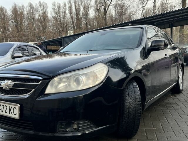 Черный Шевроле Эпика, объемом двигателя 2 л и пробегом 289 тыс. км за 4100 $, фото 1 на Automoto.ua