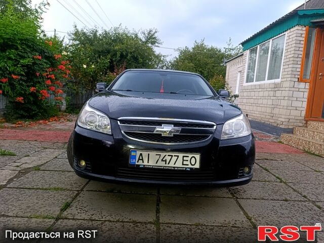 Черный Шевроле Эпика, объемом двигателя 2 л и пробегом 201 тыс. км за 3700 $, фото 1 на Automoto.ua
