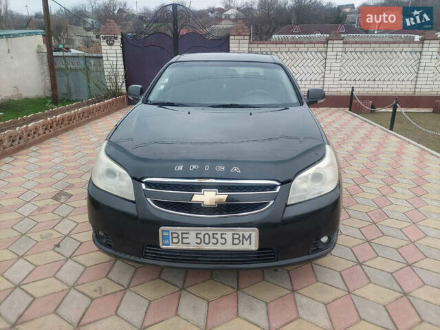 Черный Шевроле Эпика, объемом двигателя 1.99 л и пробегом 205 тыс. км за 3750 $, фото 1 на Automoto.ua