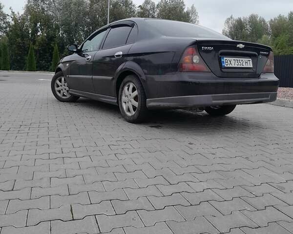 Чорний Шевроле Еванда, об'ємом двигуна 2 л та пробігом 160 тис. км за 4900 $, фото 5 на Automoto.ua