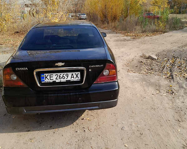 Черный Шевроле Эванда, объемом двигателя 2 л и пробегом 260 тыс. км за 4150 $, фото 11 на Automoto.ua