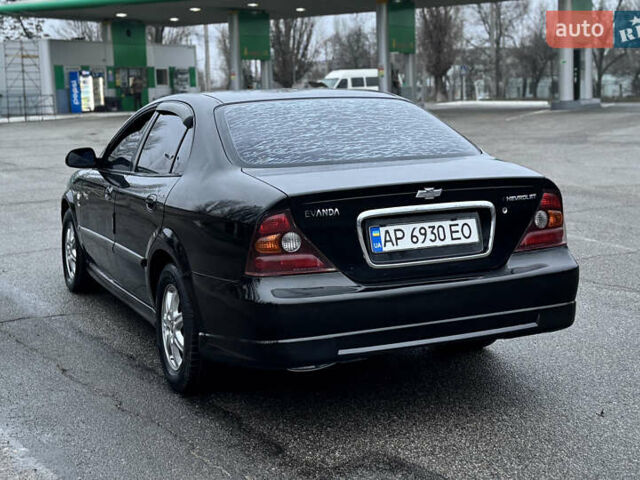 Чорний Шевроле Еванда, об'ємом двигуна 2 л та пробігом 303 тис. км за 2950 $, фото 4 на Automoto.ua