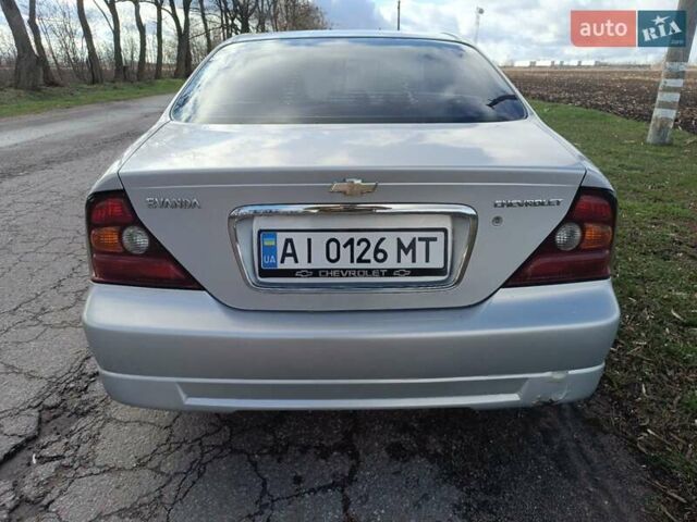 Сірий Шевроле Еванда, об'ємом двигуна 2 л та пробігом 295 тис. км за 3500 $, фото 5 на Automoto.ua