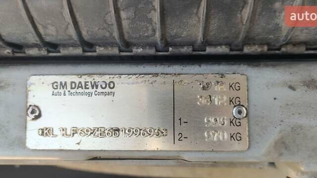 Сірий Шевроле Еванда, об'ємом двигуна 2 л та пробігом 219 тис. км за 3699 $, фото 18 на Automoto.ua