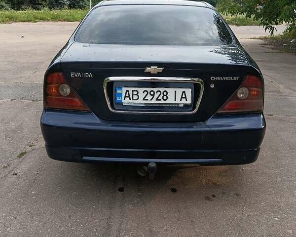 Синий Шевроле Эванда, объемом двигателя 2 л и пробегом 190 тыс. км за 3700 $, фото 3 на Automoto.ua