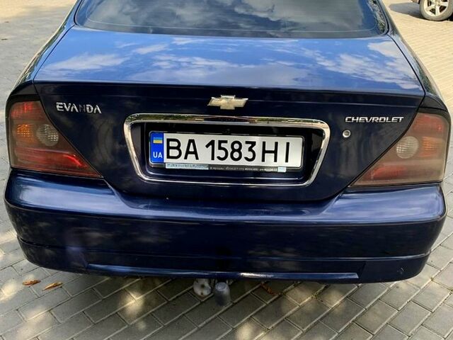 Синий Шевроле Эванда, объемом двигателя 2 л и пробегом 191 тыс. км за 2850 $, фото 1 на Automoto.ua