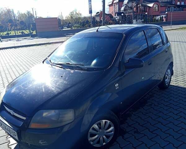 Черный Шевроле Калос, объемом двигателя 1.4 л и пробегом 221 тыс. км за 3300 $, фото 1 на Automoto.ua