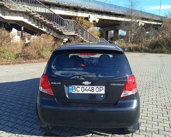 Черный Шевроле Калос, объемом двигателя 1.4 л и пробегом 221 тыс. км за 3300 $, фото 8 на Automoto.ua