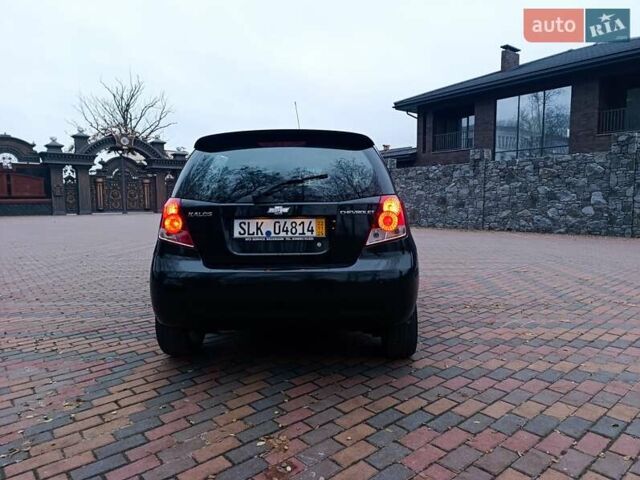 Черный Шевроле Калос, объемом двигателя 1.4 л и пробегом 167 тыс. км за 5299 $, фото 6 на Automoto.ua