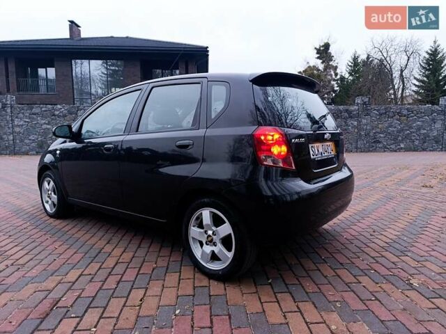 Черный Шевроле Калос, объемом двигателя 1.4 л и пробегом 167 тыс. км за 5299 $, фото 8 на Automoto.ua
