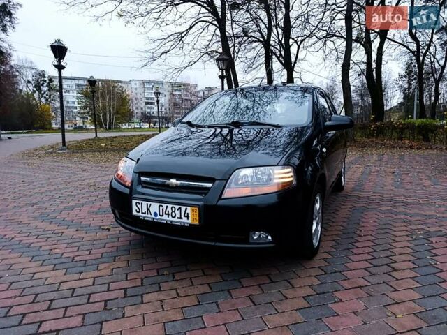 Черный Шевроле Калос, объемом двигателя 1.4 л и пробегом 167 тыс. км за 5299 $, фото 1 на Automoto.ua