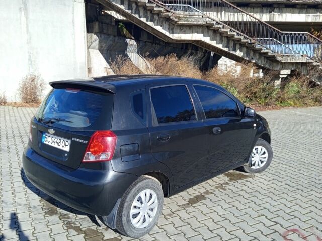 Черный Шевроле Калос, объемом двигателя 1.4 л и пробегом 220 тыс. км за 3300 $, фото 4 на Automoto.ua