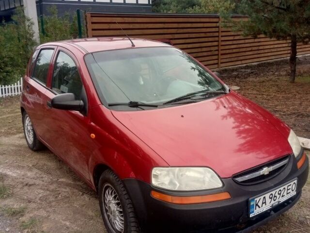 Червоний Шевроле Калос, об'ємом двигуна 1.2 л та пробігом 316 тис. км за 2000 $, фото 1 на Automoto.ua