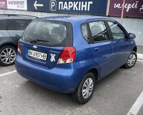 Синий Шевроле Калос, объемом двигателя 1.1 л и пробегом 137 тыс. км за 3200 $, фото 4 на Automoto.ua