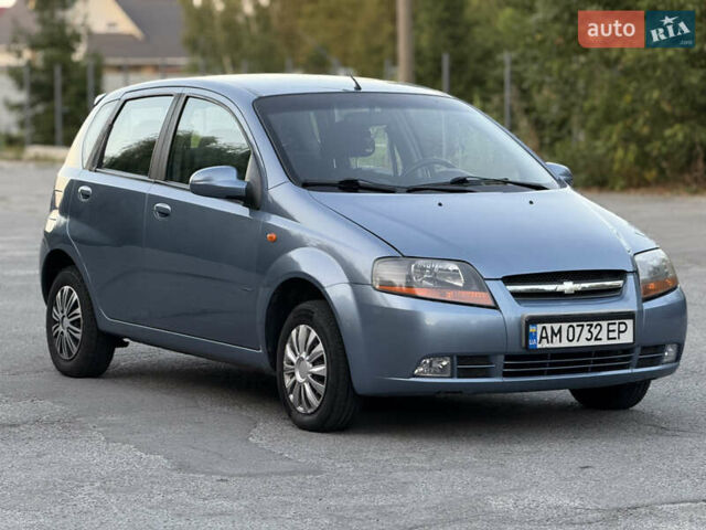Синий Шевроле Калос, объемом двигателя 1.4 л и пробегом 120 тыс. км за 3450 $, фото 3 на Automoto.ua